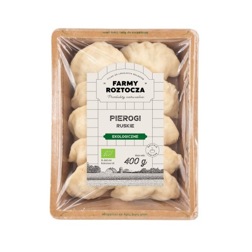 24836PIEROGI RUSKIE BIO 400 g - FARMY ROZTOCZA (NA ZAMÓWIENIE)-1