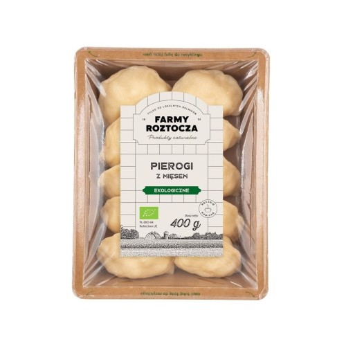 24838PIEROGI Z MIĘSEM BIO 400 g - FARMY ROZTOCZA (NA ZAMÓWIENIE)-1
