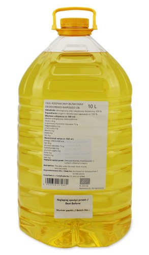 24954OLEJ RZEPAKOWY BEZWONNY BIO 10 L - HORECA-1