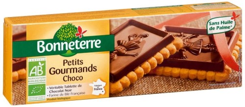 25168HERBATNIKI Z GORZKĄ CZEKOLADĄ BIO 150 g - BONNETERRE-1