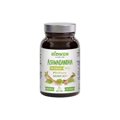 25201ASHWAGANDHA EKSTRAKT 120 KAPSUŁEK (400 mg) BEZGLUTENOWA - HEMPKING (BIOWEN)-1