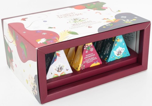 25314KOLEKCJA HERBATEK ŚWIĄTECZNYCH BIO PIRAMIDKI (WELLNESS – 3 SMAKI) (12 x 2 g) 24 g (PRODUKT SEZONOWY) - ENGLISH TEA SHOP ORGANIC-1