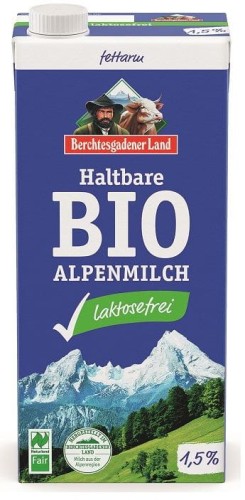 25490MLEKO ALPEJSKIE UHT O OBNIŻONEJ ZAWARTOŚCI LAKTOZY (min. 1,5 % TŁUSZCZU) BIO 1 L - BERCHTESGADENER LAND-1