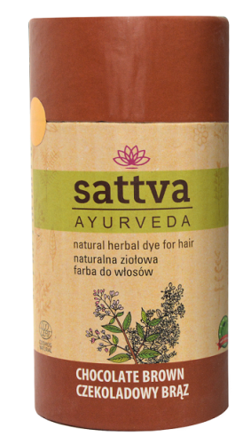 25503HENNA CZEKOLADOWY BRĄZ ECO 150 g - SATTVA-1