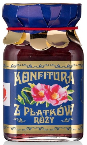 25564KONFITURA Z PŁATKÓW RÓŻY 220 g - POLSKA RÓŻA-1