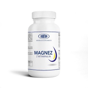 MAGNEZ + WITAMINA B6 60 KAPSUŁEK (100 mg + 1,4 mg) - JANTAR