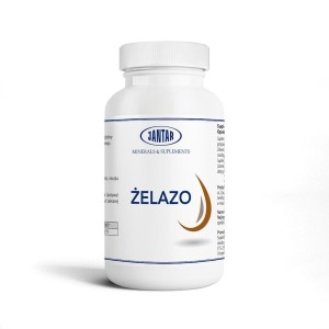 ŻELAZO 60 KAPSUŁEK (20 mg) - JANTAR