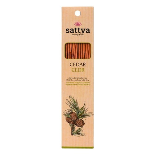 25740KADZIDŁO INDYJSKIE CEDR (15 szt.) 30 g - SATTVA-1