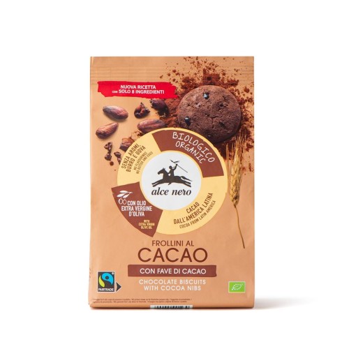 25761CIASTKA KAKAOWE Z ZIARNAMI KAKAO FAIR TRADE BIO 250 g - ALCE NERO-1