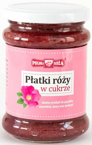 25781PŁATKI RÓŻY W CUKRZE 320 g - POLSKA RÓŻA-1