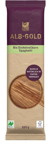 25913MAKARON (ORKISZOWY RAZOWY) SPAGHETTI BIO 500 g - ALB-GOLD-1