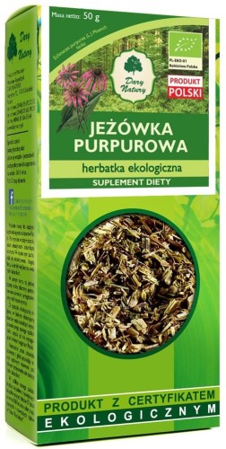 25976HERBATKA Z JEŻÓWKI PURPUROWEJ BIO 50 g - DARY NATURY-1
