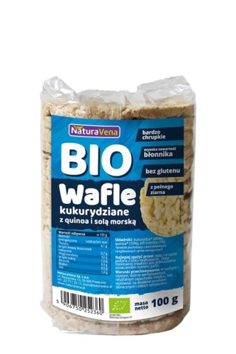 26043WAFLE KUKURYDZIANE PEŁNOZIARNISTE Z QUINOA I SOLĄ MORSKĄ BIO 100 g - NATURAVENA-1