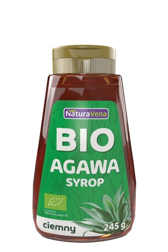26046SYROP Z AGAWY CIEMNY BIO 245 g - NATURAVENA-1