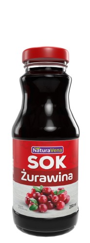26049SOK Z ŻURAWINY 100 % 250 ml - NATURAVENA-1
