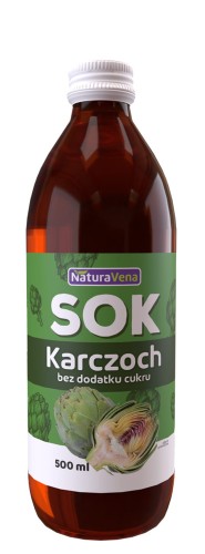 26061SOK Z KARCZOCHA 100 %  500 ml - NATURAVENA-1