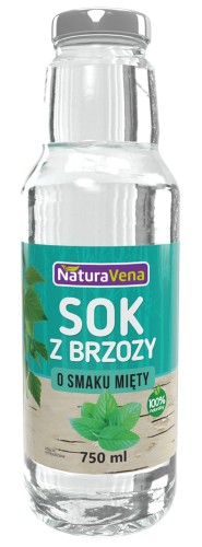 26077SOK Z BRZOZY O SMAKU MIĘTY 750 ml - NATURAVENA-1