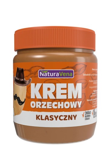 26147KREM ORZECHOWY KLASYCZNY 100 % BEZ DODATKU SOLI I CUKRÓW 340 g - NATURAVENA-1