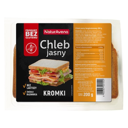 26195CHLEB JASNY NATURALNY BEZGLUTENOWY 200 g - NATURAVENA-1