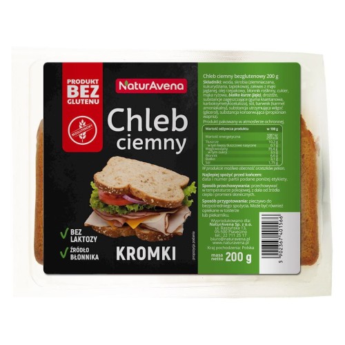 26196CHLEB CIEMNY NATURALNY BEZGLUTENOWY 200 g - NATURAVENA-1