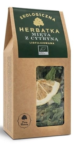 26211HERBATKA LIOFILIZOWANA MIĘTA Z CYTRYNĄ BIO 25 g - DARY NATURY-1