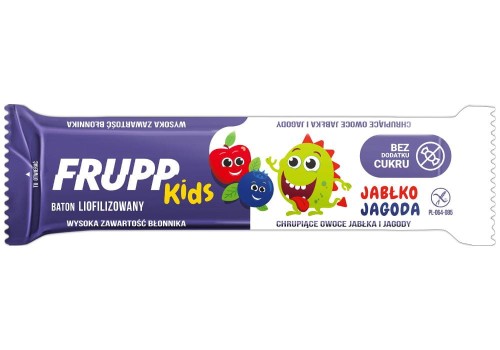 26287BATON FRUPP KIDS JABŁKO - JAGODA 9 g - CELIKO-1