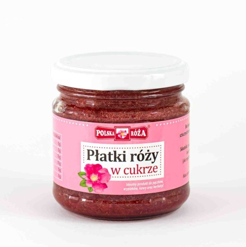 26297PŁATKI RÓŻY W CUKRZE 220 g - POLSKA RÓŻA-1