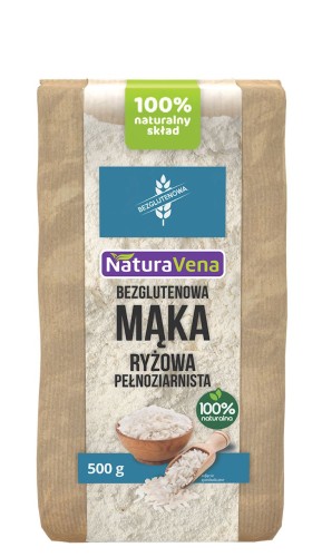 26305MĄKA RYŻOWA PEŁNOZIARNISTA BEZGLUTENOWA 500 g - NATURAVENA-1