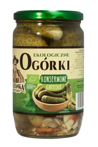 26371OGÓRKI KONSERWOWE KARTUSKIE BIO 670 g - OD ZENKA TRADYCYJNIE-1