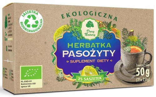 26414HERBATKA PRZECIW PASOŻYTOM BIO (25 x 2 g) 50 g - DARY NATURY-1
