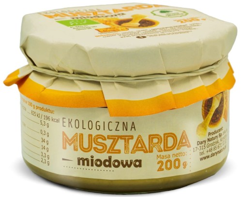 26417MUSZTARDA MIODOWA BIO 200 g – DARY NATURY-1