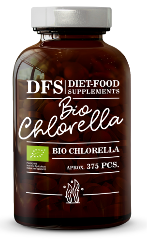 26479CHLORELLA BIO 375 TABLETEK 150 g (400 mg) - DIET-FOOD-1