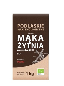 MĄKA ŻYTNIA RAZOWA TY 2000 BIO 1 kg - BIO LIFE