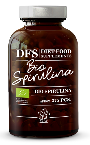26517SPIRULINA BIO 375 TABLETEK 150 g (400 mg) - DIET-FOOD-1
