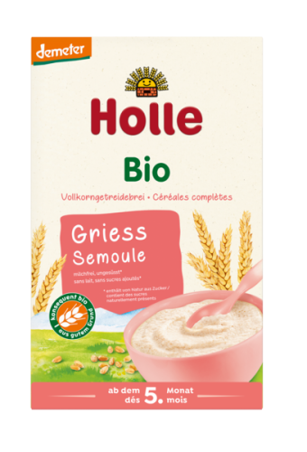 26584KASZA MANNA PEŁNOZIARNISTA BEZ DODATKU CUKRÓW PO 5 MIESIĄCU DEMETER BIO 250 g - HOLLE-1