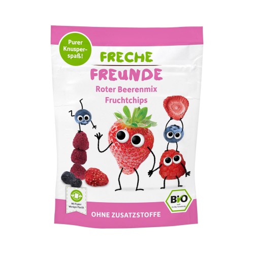 26586CHIPSY OWOCE JAGODOWE DLA DZIECI BEZGLUTENOWE BIO 10 g - FRECHE FREUNDE-1