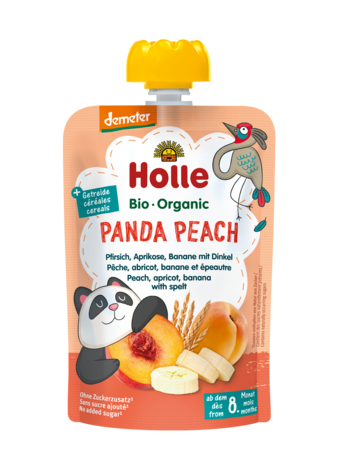 26618MUS W TUBCE BRZOSKWINIA - BANAN - MORELA - ORKISZ BEZ DODATKU CUKRÓW PO 8 MIESIĄCU DEMETER BIO 100 g  - HOLLE-1