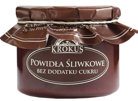 26721POWIDŁA ŚLIWKOWE BEZ DODATKU CUKRÓW 310 g - KROKUS-1