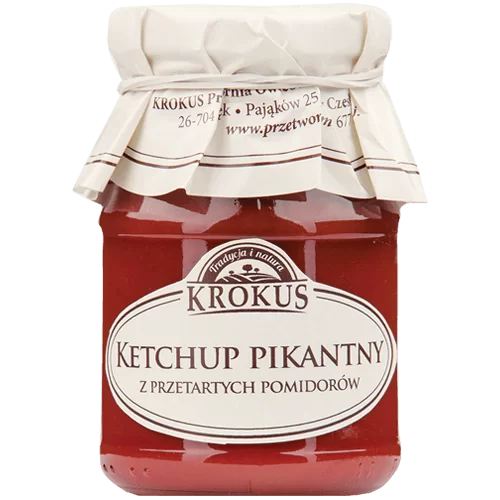 26730KETCHUP PIKANTNY BEZGLUTENOWY 180 g - KROKUS-1