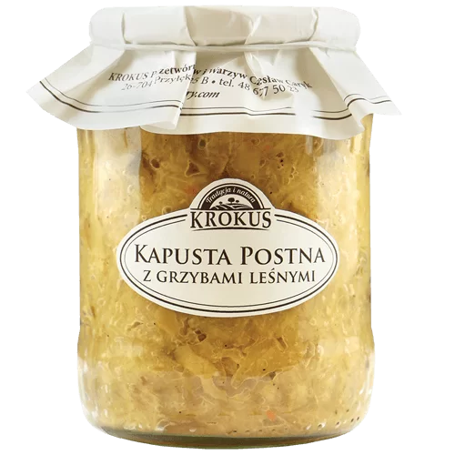 26740KAPUSTA POSTNA Z GRZYBAMI LEŚNYMI 670 g - KROKUS-1