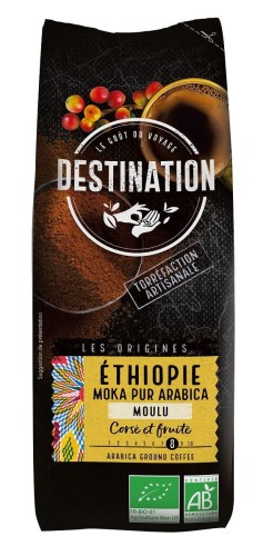 26753KAWA MIELONA ARABICA 100 % ETIOPIA FAIR FOR LIFE BIO 250 g - DESTINATION-1