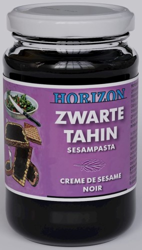 27063TAHINI CZARNE (PASTA SEZAMOWA Z CZARNEGO SEZAMU) BIO 350 g - HORIZON-1