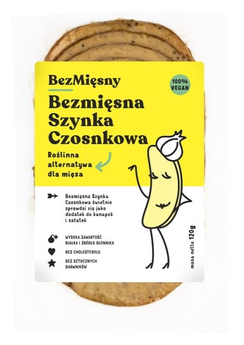 27117BEZMIĘSNA SZYNKA CZOSNKOWA 120 g - BEZMIĘSNY-1