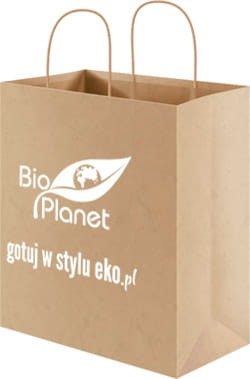 27242TORBA NA ZAKUPY (PAPIEROWA) Z LOGO BIO PLANET (24 cm x 11 cm x 32 cm)-1