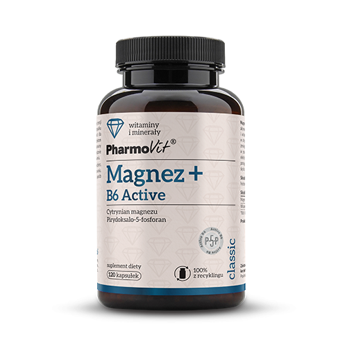 27256MAGNEZ Z WITAMINĄ B6 ACTIV BEZGLUTENOWY 120 KAPSUŁEK 81,37 g - PHARMOVIT (CLASSIC)-1