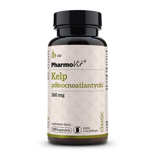 27265KELP PÓŁNOCNOATLANTYCKI BEZGLUTENOWY 120 KAPSUŁEK 38,4 g - PHARMOVIT (CLASSIC)-1