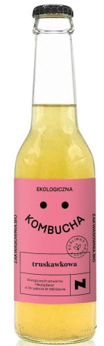 27317KOMBUCHA TRUSKAWKOWA BIO 270 ml - ZAKWASOWNIA-1