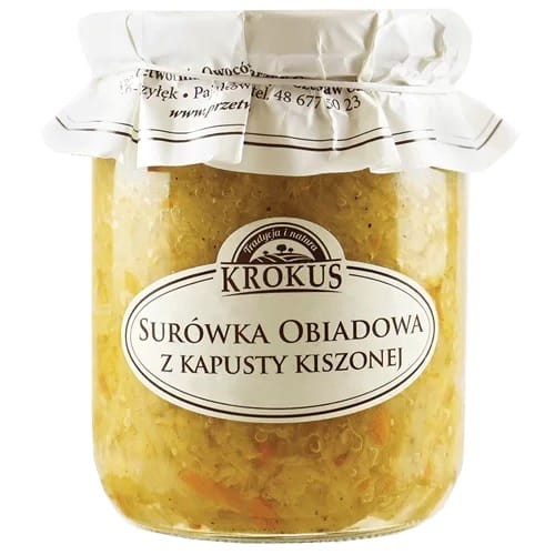 27377SURÓWKA OBIADOWA Z KAPUSTY KISZONEJ 500 g - KROKUS-1