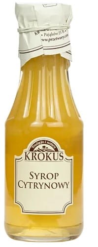 27455SYROP CYTRYNOWY BEZGLUTENOWY 375 g (300 ml) - KROKUS-1