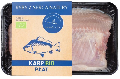 27511KARP ŚWIEŻY PŁAT BIO (około 0,50 kg) (TACKA) - RYBY Z SERCA NATURY (NA ZAMÓWIENIE)-1